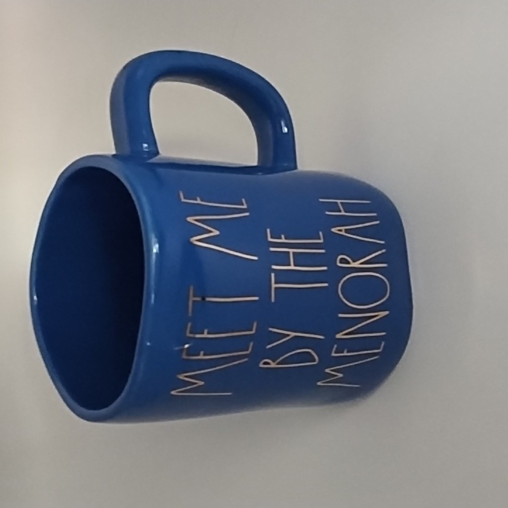 Rae Dunn "Meet Me By The Menorah" Mug